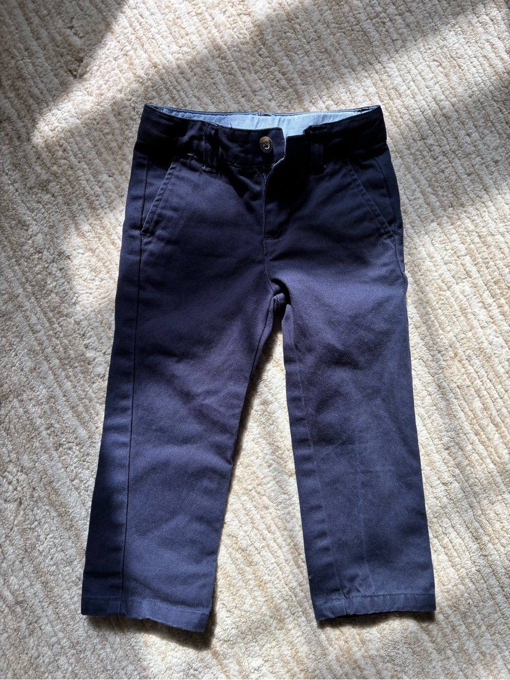Janie and Jack Navy Blue Chino Pants